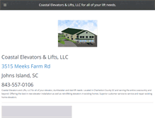 Tablet Screenshot of coastalelevators.com